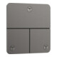 hansgrohe Ventil ShowerSelect Comfort Q UP, 3 sorties, chrome noir brossé-1