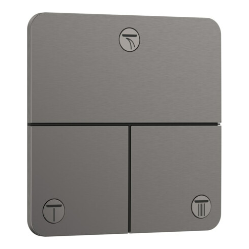 hansgrohe Ventil ShowerSelect Comfort Q UP, 3 sorties, chrome noir brossé