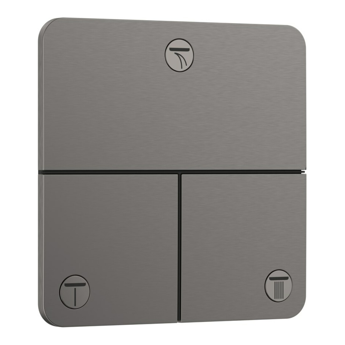 hansgrohe Ventil ShowerSelect Comfort Q UP, f 3 Verbr., brushed black chrome
