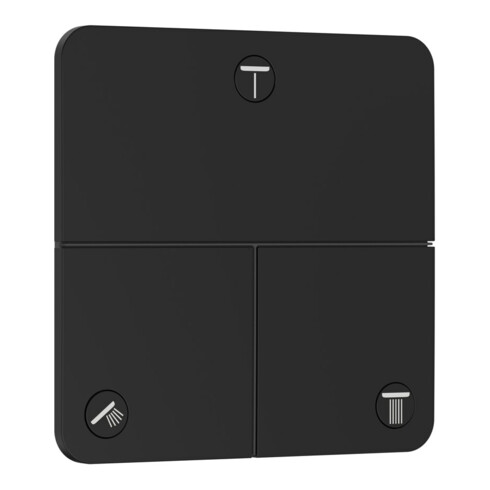 hansgrohe Ventil ShowerSelect Comfort Q UP, pour 3 utilisateurs, noir mat