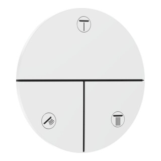 hansgrohe Ventil ShowerSelect Comfort S encastré, pour 3 sorties, blanc mat