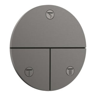 hansgrohe Ventil ShowerSelect Comfort S UP, f 3 Verbr., brushed black chrome