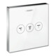 hansgrohe Fertigset ShowerSelect Glas UP-THM, 3 Verbraucher, Glas, weiß/chrom-1