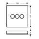 hansgrohe Ventil SHOWERSELECT GLAS Unterputz, für 3 Verbraucher weiß/chrom-3