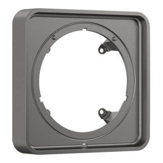 hansgrohe Verlängerungsrosette 22mm, 170x170mm, brushed black chrome
