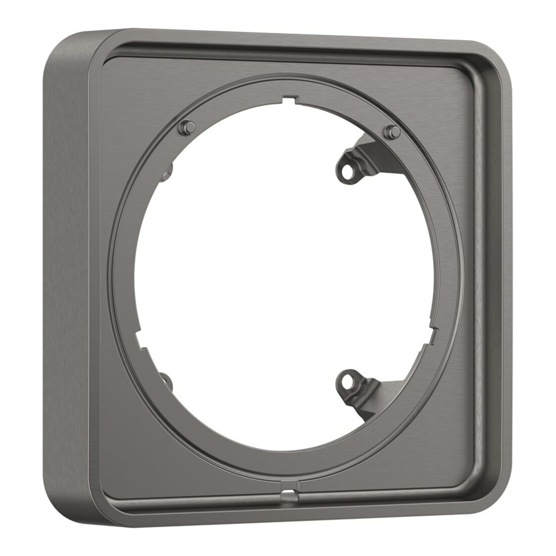 hansgrohe Verlängerungsrosette 22mm, 170x170mm, brushed black chrome