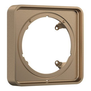 hansgrohe Verlängerungsrosette 22mm, 170x170mm, brushed bronze