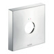 hansgrohe Verlängerungsrosette Axor 1-Loch, eckig, rot/blau, chrom-1