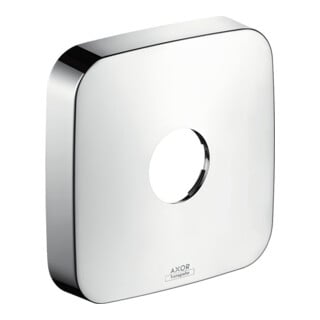 hansgrohe Verlängerungsrosette Axor 1-Loch, softsquare, chrom