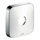 hansgrohe Verlängerungsrosette Axor 1-Loch, softsquare, Edelstahl-Optik-1