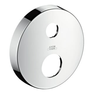 hansgrohe Verlängerungsrosette Axor 2-Loch, rund, brushed nickel