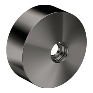 hansgrohe Verlängerungsrosette d 80mm, a Metall, polished black chrome