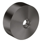 hansgrohe Verlängerungsrosette d 80mm, aus Metall, brushed black chrome
