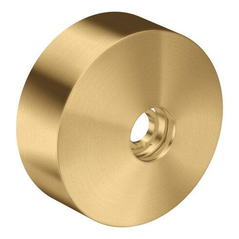 hansgrohe Verlängerungsrosette d= 80mm, aus Metall, brushed gold optic
