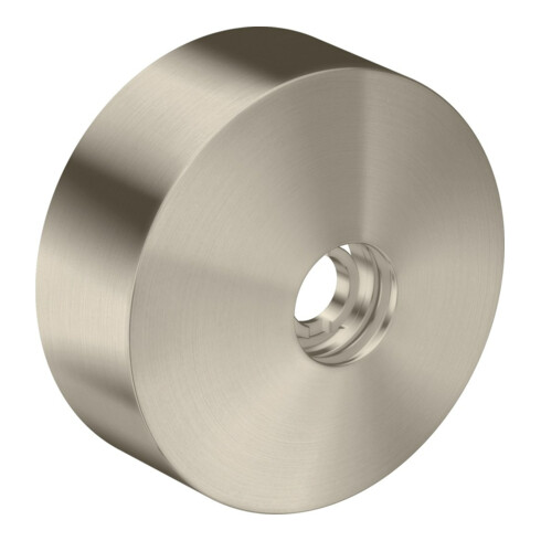 hansgrohe Verlängerungsrosette d= 80mm, aus Metall, brushed nickel