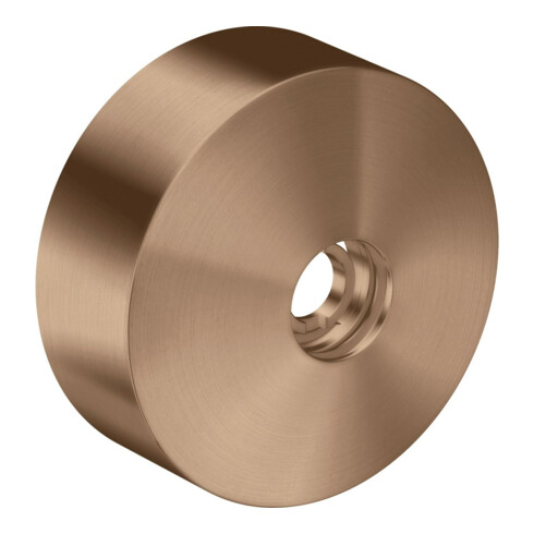 hansgrohe Verlängerungsrosette d= 80mm, aus Metall, brushed red gold