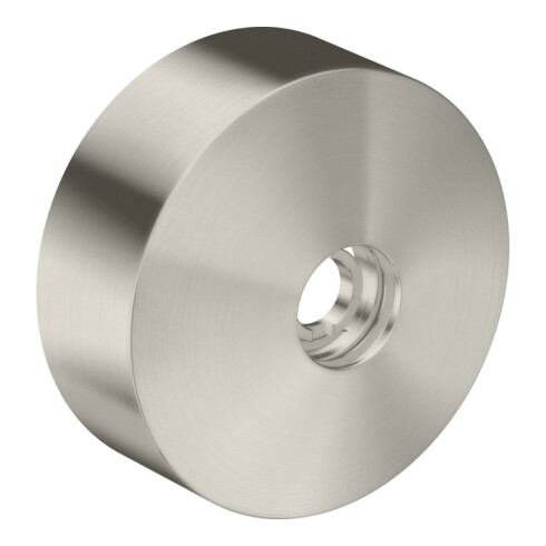 hansgrohe Verlängerungsrosette d= 80mm, aus Metall, Edelstahl-Optik