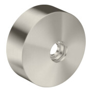 hansgrohe Verlängerungsrosette d= 80mm, aus Metall, Edelstahl-Optik
