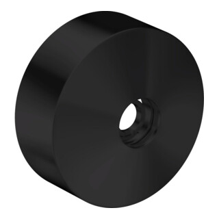 hansgrohe Verlängerungsrosette d= 80mm, aus Metall, mattschwarz