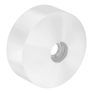 hansgrohe Verlängerungsrosette d= 80mm, aus Metall, mattweiß