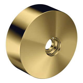 hansgrohe Verlängerungsrosette d= 80mm, aus Metall, polished gold optic
