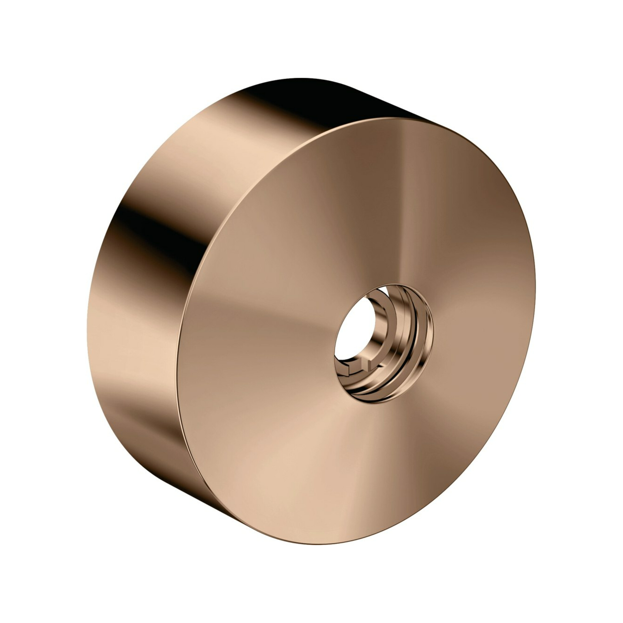 hansgrohe Verlängerungsrosette d= 80mm, aus Metall, polished red gold