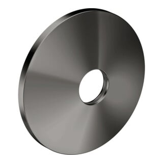 hansgrohe Verlängerungsrosette d 90mm, a Metall, polished black chrome