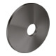 hansgrohe Verlängerungsrosette d 90mm, aus Metall, brushed black chrome-1