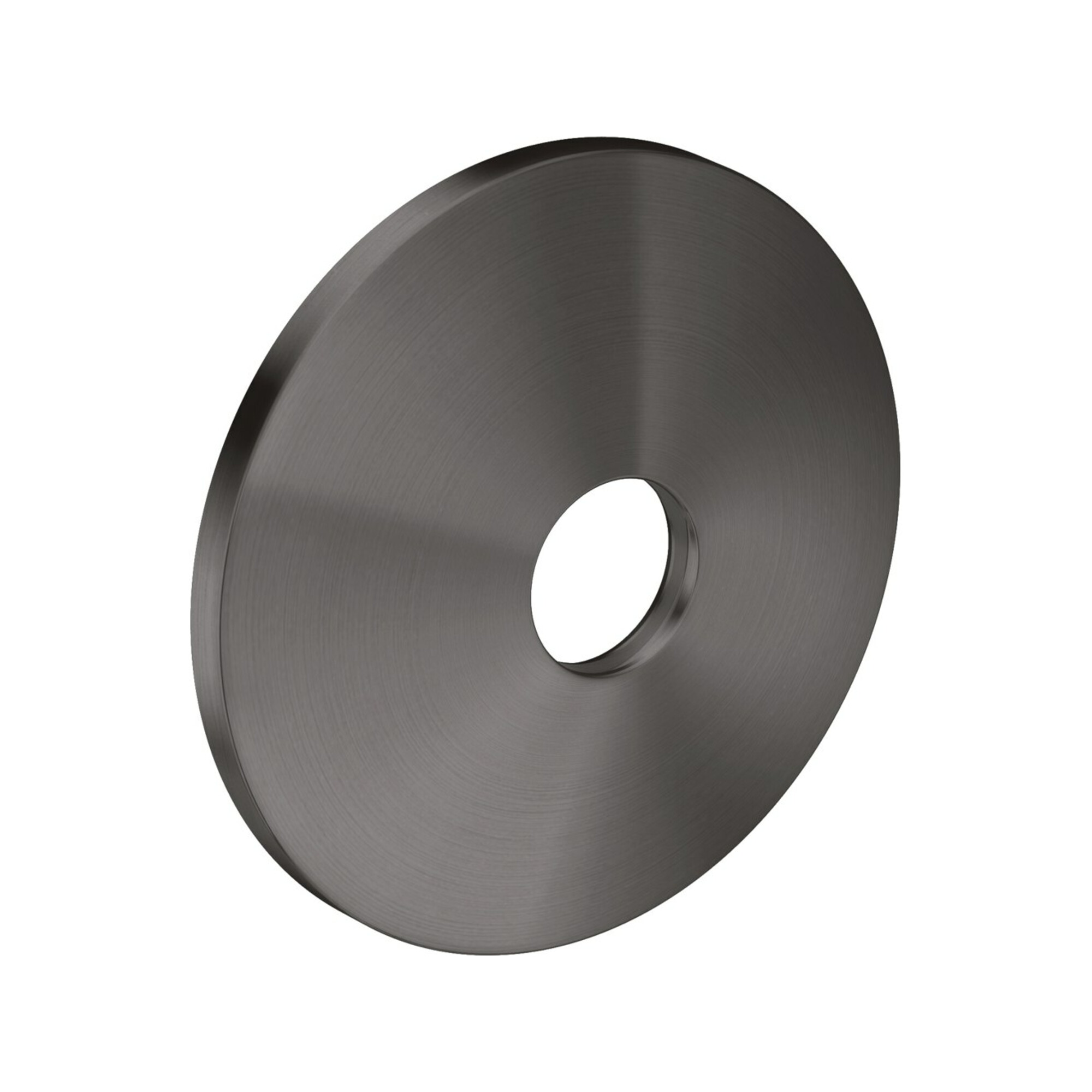 hansgrohe Verlängerungsrosette d 90mm, aus Metall, brushed black chrome