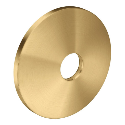 hansgrohe Verlängerungsrosette d= 90mm, aus Metall, brushed gold optic