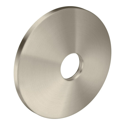 hansgrohe Verlängerungsrosette d= 90mm, aus Metall, brushed nickel