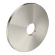 hansgrohe Verlängerungsrosette d= 90mm, aus Metall, Edelstahl-Optik-1
