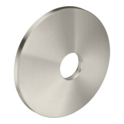 hansgrohe Verlängerungsrosette d= 90mm, aus Metall, Edelstahl-Optik