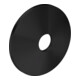 hansgrohe Verlängerungsrosette d= 90mm, aus Metall, mattschwarz-1