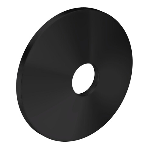hansgrohe Verlängerungsrosette d= 90mm, aus Metall, mattschwarz