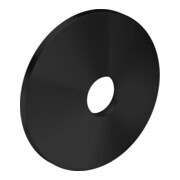 hansgrohe Verlängerungsrosette d= 90mm, aus Metall, mattschwarz