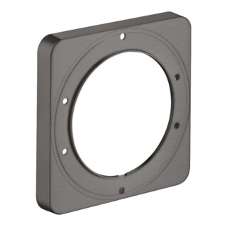 hansgrohe Verlängerungsrosette iBox 172x172mm, brushed black chrome