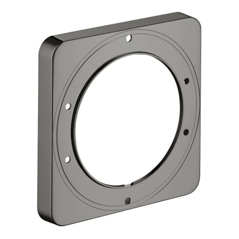 hansgrohe Verlängerungsrosette iBox 172x172mm, polished black chrome