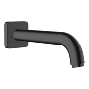 hansgrohe Vernis Shape Bec de baignoire mural, saillie 204 mm, mat noir