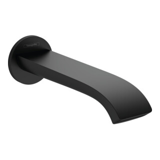 hansgrohe Vivenis Robinet de baignoire à montage mural, saillie 202 mm, noir mat
