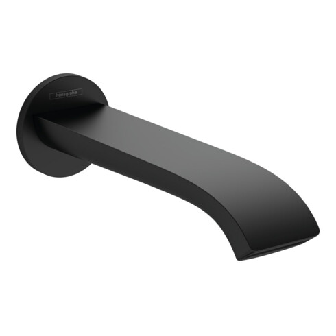 hansgrohe Vivenis Robinet de baignoire à montage mural, saillie 202 mm, noir mat