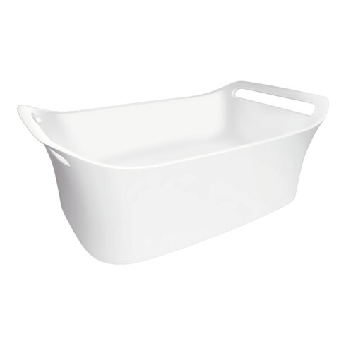 hansgrohe W-Schü 624/408 Axor Urquiola Aufsatzbecken, a MG mit Gelcoat, weiß