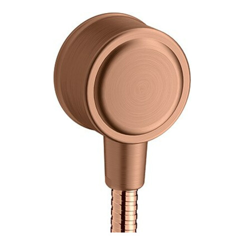 hansgrohe WA Fixfit Class. Montreux m Rückflussverhinderer, brushed red gold