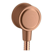 hansgrohe WA Fixfit Class. Montreux m Rückflussverhinderer, brushed red gold