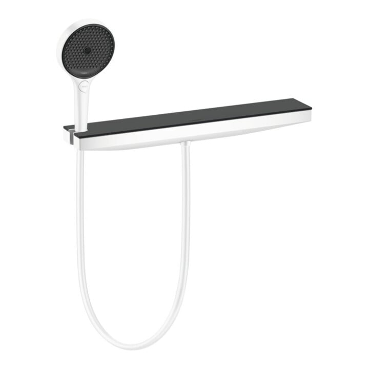 hansgrohe WA Rainfinity Porter 500 mit Brausehalter, links, mattweiß