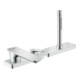 hansgrohe Wand-3-Loch-Einhebelmischer Axor Citterio C ohne Struktur, chrom, Ausladung 155mm-1