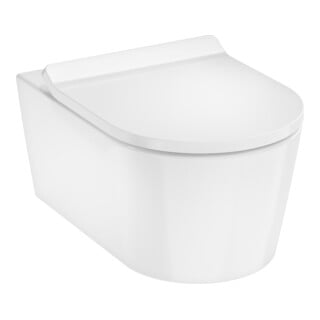 hansgrohe Wand-WC-Set EluPura S weiß, 540mm, Slim, AquaHelix Flush