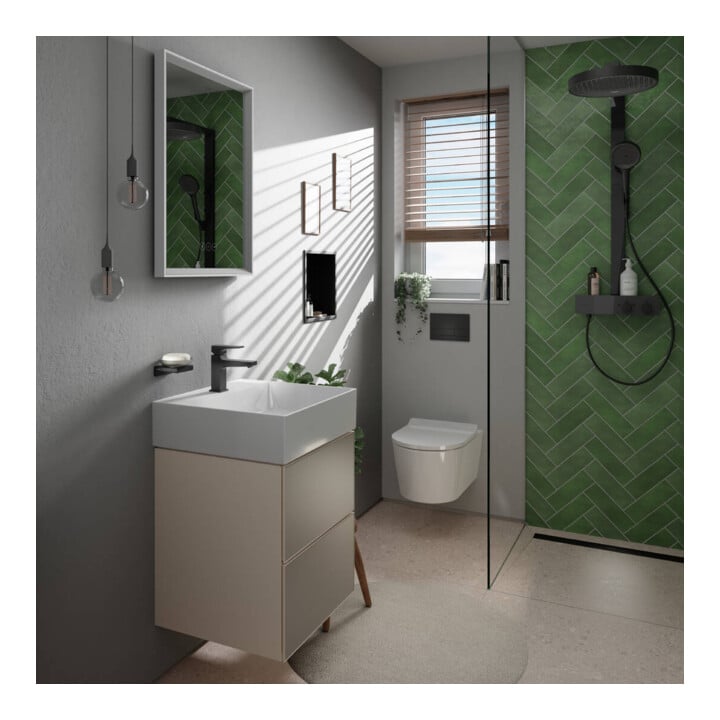 hansgrohe Wand-WC-Set EluPura S weiß, 540mm, Slim, AquaHelix Flush