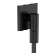 hansgrohe Wandanschluss Fixfit Fine m Rückflussverh., E, eck., brush. bla vc-1