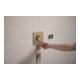 hansgrohe Wandanschluss Fixfit Fine m Rückflussverh., E, eck., brush. bronze